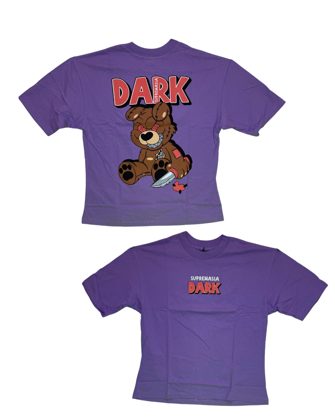 Supremasia Dark Bear Oversize T-Shirt – Purple