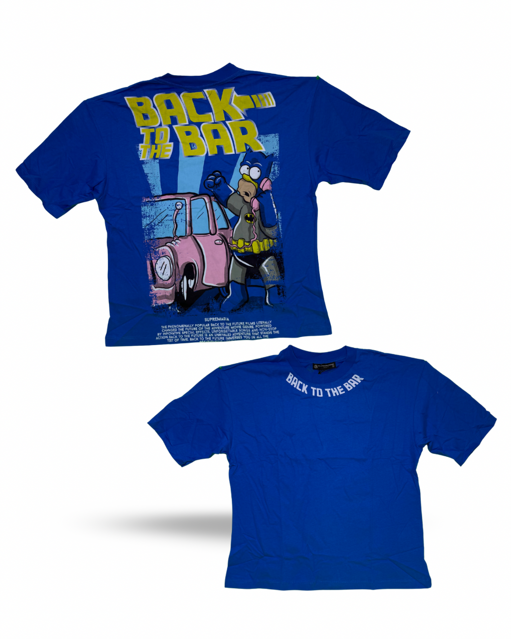 Back To The Bar Oversize T-Shirt – Blue