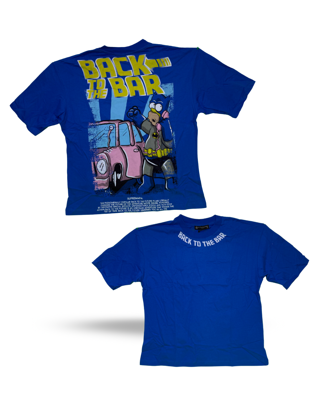 Back To The Bar Oversize T-Shirt – Blue