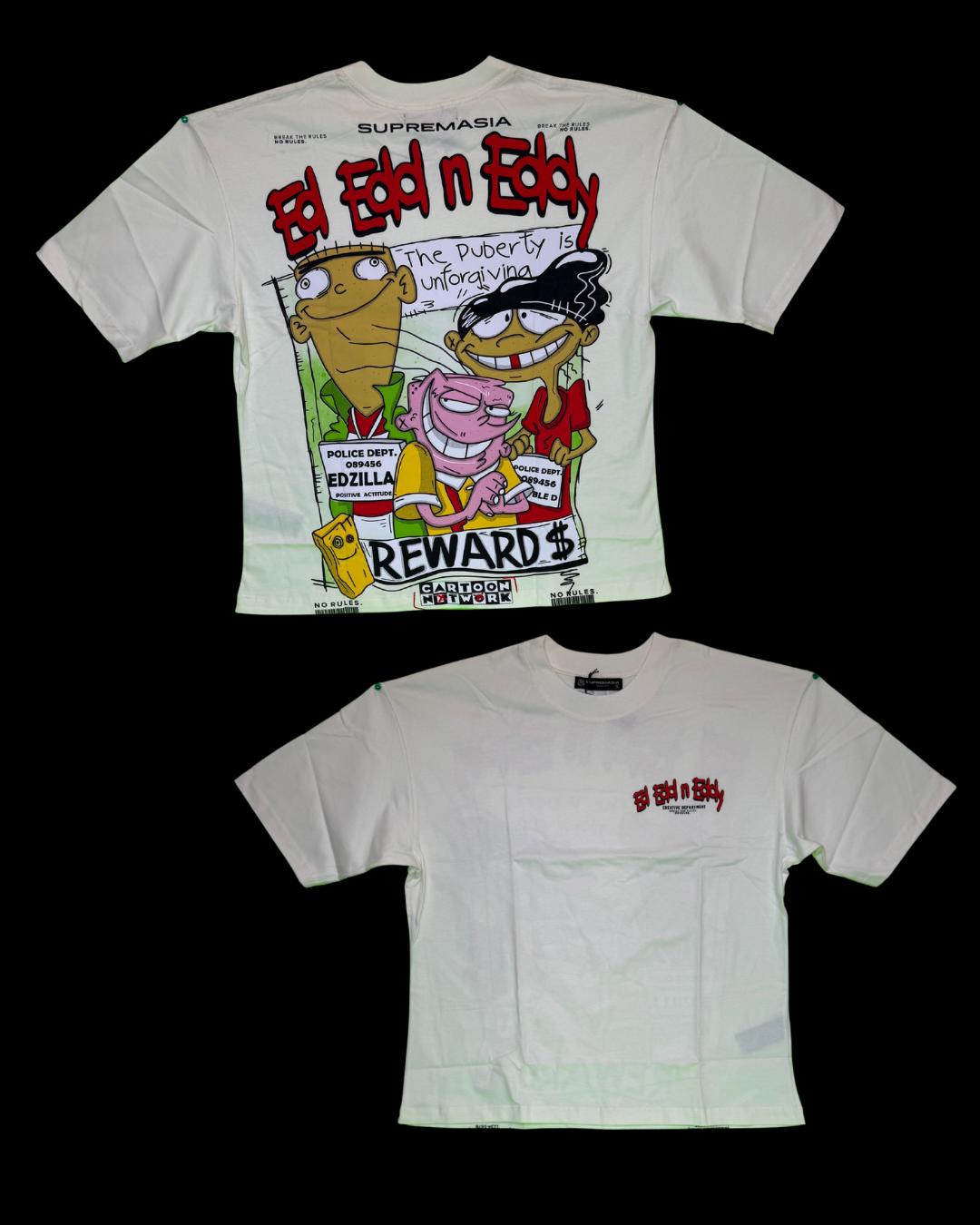 Ed, Edd n Eddy Oversize T-Shirt – White