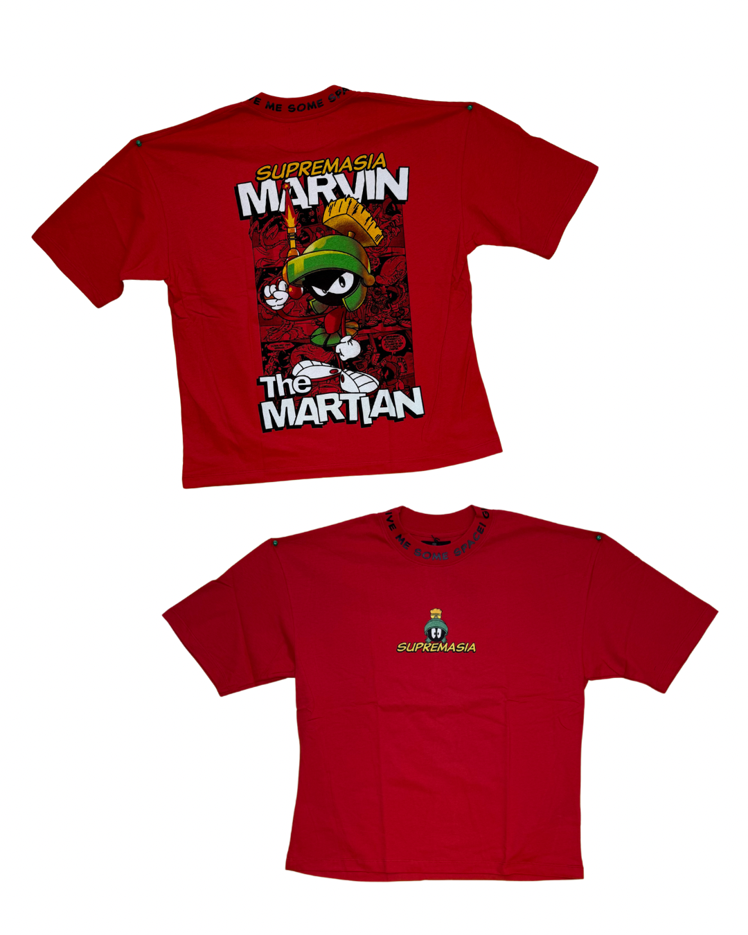 Supremasia Marvin The Martian Oversize T-Shirt – Red